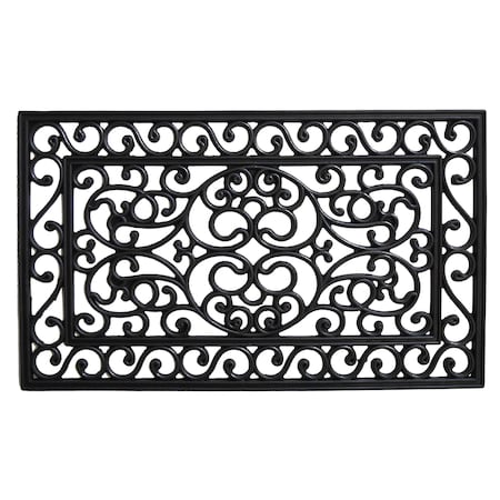 Calloway Mills Doormat, Rubber, Black 103602439